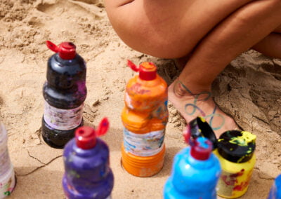 Beach Body Painting Session